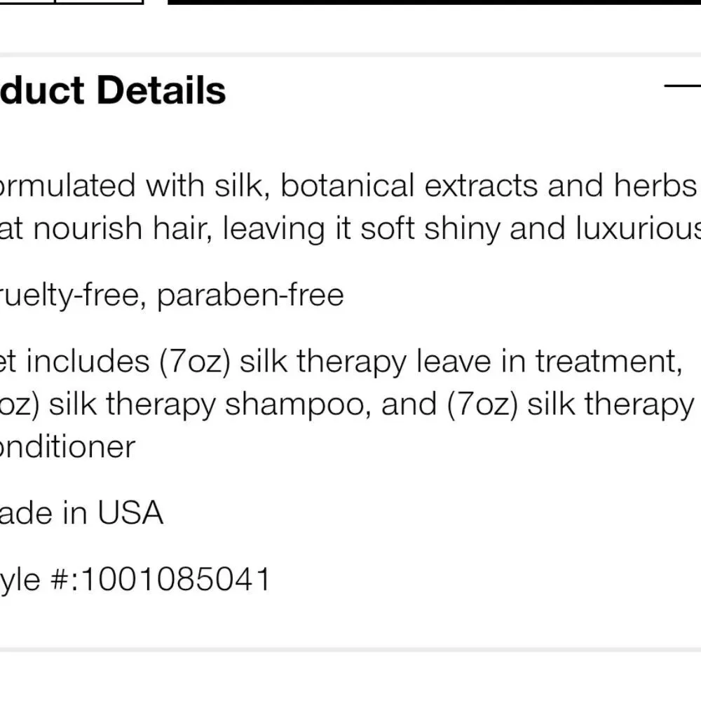 Biosilk Silk‎ Therapy Replenishing & Reconstructing System
